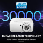 Optoma DuraCore laser, 30,000 hours maintenance-free