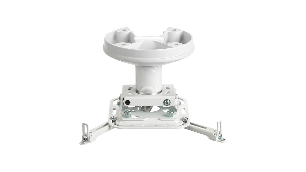 Epson ELPMBPJG universal projector mount with extension column and ceiling plate, white
