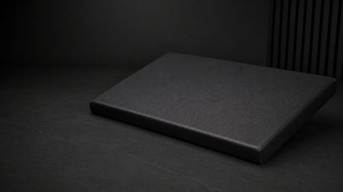 The Home Fairway impact padding panel, black leather look finish
