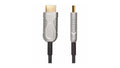 StarTech fiber optic HDMI cable, Display and Source connectors face on